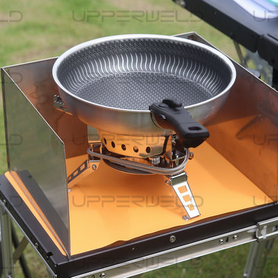 Modern Design Camping Keuken Tafel met opslagkas White Paper Box Package Method