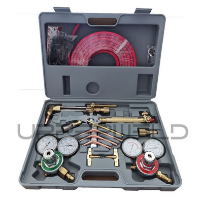 Verweldingssets Oxygen Acetyleengasregulator met tweeling slang en snijbuis