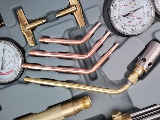 Verweldingssets Oxygen Acetyleengasregulator met tweeling slang en snijbuis