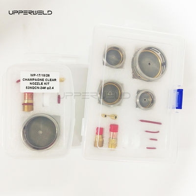OBM-ondersteuning WP17 18 26 53NQ Las-Tig-accessoires met gaslensverzameling en helder mondstuk