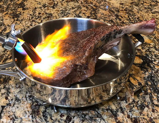 Perfecte verwarming Torch bevestiging voor Sous Vide Slow Cooking en Torch 8000
