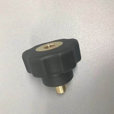 Op maat gemaakte zwarte EU-plug verleng aansluit M16*1.5 Man tot 9mm Man aansluit TIG-adapter