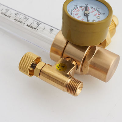 Gasreducer CGA320 CGA580 Inlaatverbinding TIG Lasser MIG Lasmeter CO2 Stroommeter Argonregulator