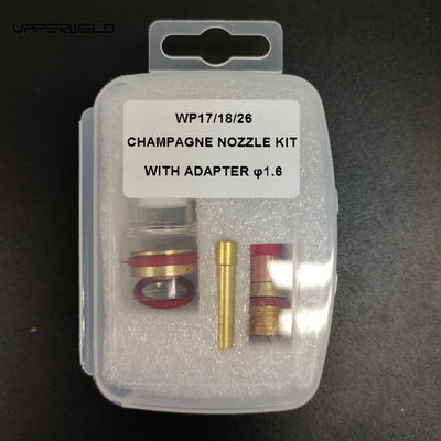 TIG-sweis accessoires WP-17/18/26 Champagne-nozzle kit met adapter van 1,6 mm