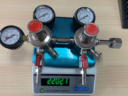 CGA320/580 Inlaatverbinding Upperweld CO2 Draft Pressure Regulator voor Amerika Europa
