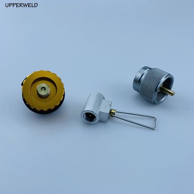 Outdoor propaan kleine tank Input Adapter voor geel BBQ camping oven branders conversie