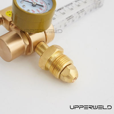Eensaagse CO2-argongasregulator TIG MIG Stroommeter 0-4000 psi Drukmeter