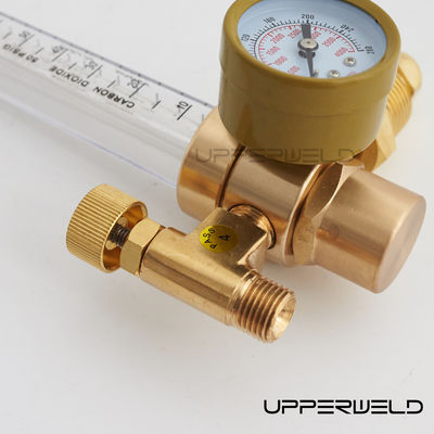 Eensaagse CO2-argongasregulator TIG MIG Stroommeter 0-4000 psi Drukmeter