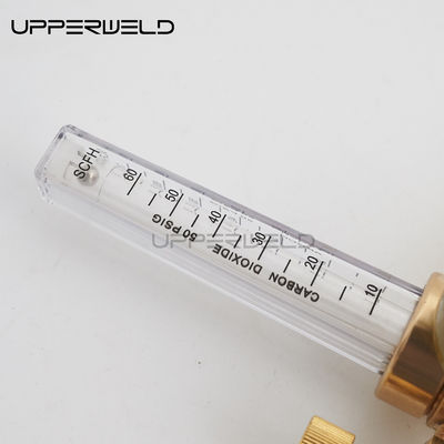 Eensaagse CO2-argongasregulator TIG MIG Stroommeter 0-4000 psi Drukmeter