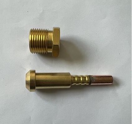 Messing 7/8-14RH Draad TIG Lastoerusting Stroomkabel Adapter en Kabelverbinding