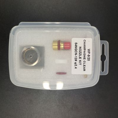 WP9/20 TIG Laslampen Gaslens Collet Body 12 Pyrex Cup Kit Functie Eenvoudig Lassen