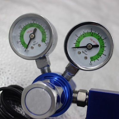 Groene gasreducer dubbelstadium CO2-regulator solenoïde klep voor aquarium vis tank