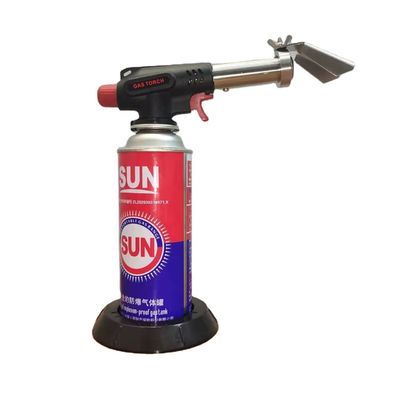 Steel BBQ rundvlees Butane Mapp Torch Aanhangsel voor thuis keuken Las Torch