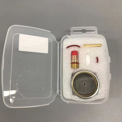 WP-17/18/26 TIG Laslampen Accessoires 24 Champagne Clear Nozzle Kit met beveiliging