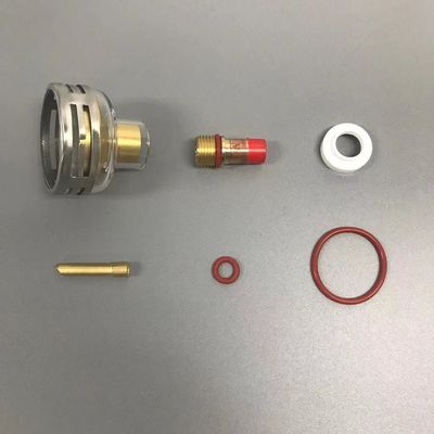 WP-17/18/26 TIG Laslampen Accessoires 24 Champagne Clear Nozzle Kit met beveiliging