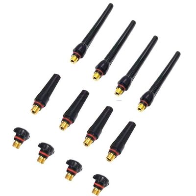 WP-17/18/26 Lastocht Messing en kunststof 12 stuks TIG Back Cap Kit 57Y02 57Y03 57Y04