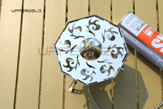 Compacte outdoor BBQ Spinnestoof met gasstoofadapter Maximale brandtijd 1 uur