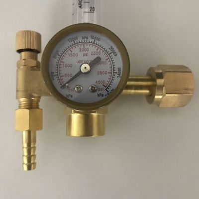 CGA320 draad CO2/Argon-stroommeter drukreducer voor TIG-MIG-sweiswerk voor meervoudig gebruik