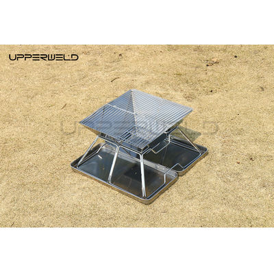 Kleine achtertuin Vuurput Opvouwbare BBQ-kachel Roestvrij 2 kg Camping Carbon Kamin
