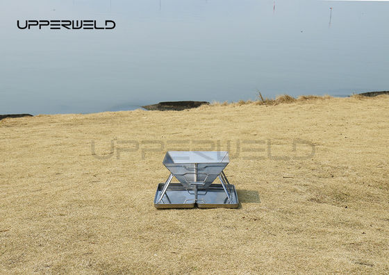 Kleine achtertuin Vuurput Opvouwbare BBQ-kachel Roestvrij 2 kg Camping Carbon Kamin
