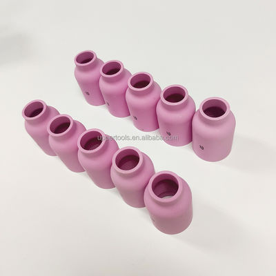 Op maat gemaakte aluminium spuitstuk Glas Tig Las Keramische Cup Argon WP17 18 26 53N 54N Series