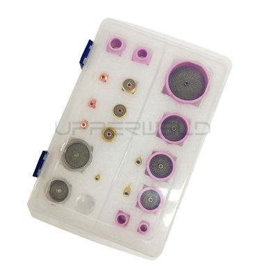 Collet Body TIG Welding Torch Accessories Kit voor WP-17/18/26 Keramische gaslenzen met spuitstuk