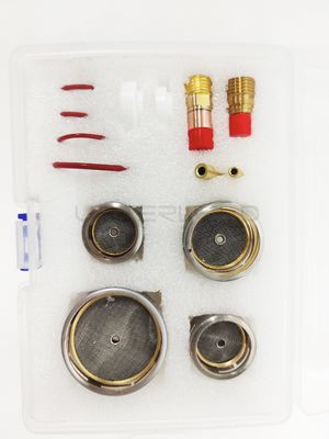 OBM Op maat gemaakte WP-17/18/26 TIG Laslampen Accessoires Champagne Duidelijke spuitstuk Wedge Collet Gaslens