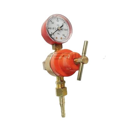 Rood hooglaagdruk MIG-lasgasregulator met Russisch drukregulator