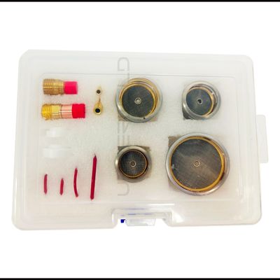 OBM Op maat gemaakte WP-17/18/26 TIG Laslampen Accessoires Champagne Duidelijke spuitstuk Wedge Collet Gaslens