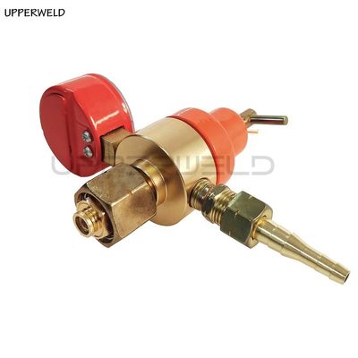 Rood hooglaagdruk MIG-lasgasregulator met Russisch drukregulator