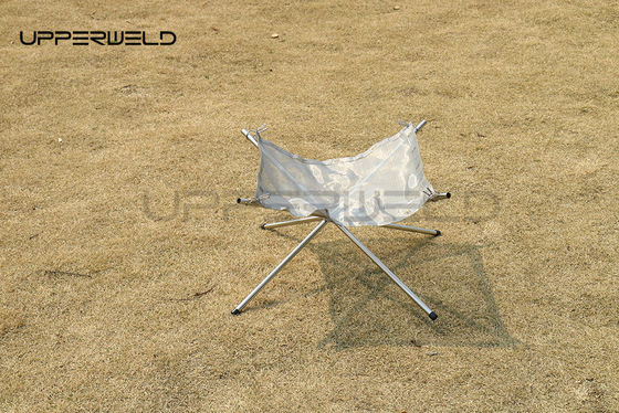 Outdoor Camping Roestvrij staal open haard met roestvrij afwerking en draagbaar ontwerp