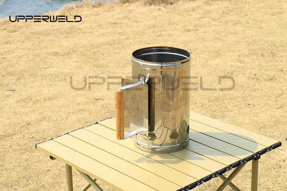 Snelle en gemakkelijke BBQ ontsteking roestvrij staal buitenste schoorsteen grill starter met ontsteking