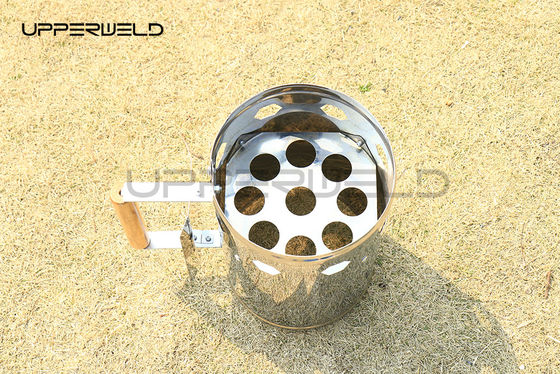 Snelle en gemakkelijke BBQ ontsteking roestvrij staal buitenste schoorsteen grill starter met ontsteking