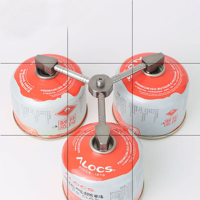Outdoor Camping Lamp Converter met 97g Aluminium Alloy Gas Tank Conversion Head Tools