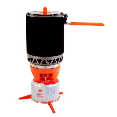 Poly Outdoor Stove Windbestendige 1600W picknick gaskachel met geïntegreerde pot en kom