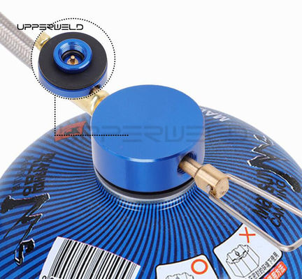 Stainless Steel Camping Gas Cylinder Connector Brander Stove Adapter voor Backpacking