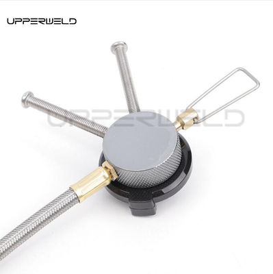 Gemakkelijke twee-been cassette verbinding gas tank controle klep voor picknick camping fornuis