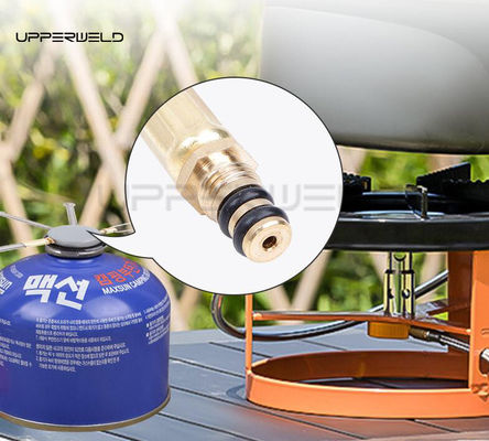 Gemakkelijke twee-been cassette verbinding gas tank controle klep voor picknick camping fornuis