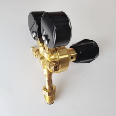 ODM ondersteund British Style Argon Gas Regulator Dual Co2 Flowmeter voor hogedruk Mig Tig Las