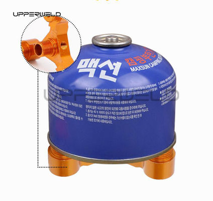 Outdoor Camping Tools Duurzame driehoekige basis Gascilinder Connector Propaan Tank Adapter