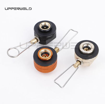 Outdoor Camping Tools Duurzame driehoekige basis Gascilinder Connector Propaan Tank Adapter