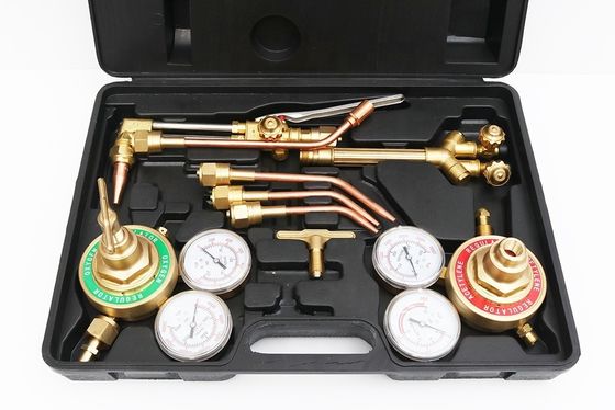 Gunstig draagdoosje zuurstof-acetyleen brazing kit voor bovenste gas lassen snijdoos