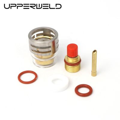 TIG ACCESSORIES Gaslens Wedge Collet en Pyrex glas spuitstuk voor WP9 20 Laslampen