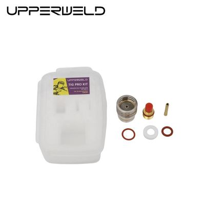 TIG ACCESSORIES Gaslens Wedge Collet en Pyrex glas spuitstuk voor WP9 20 Laslampen