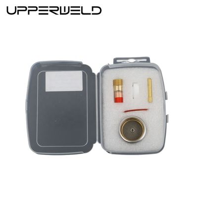 WP17 18 26 Tig Verbruiksartikelen Torch Gas Lens Wedge Collect Pyrex Glass Cup Kit 0.05kg 2.4mm
