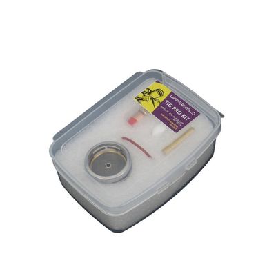 WP17 18 26 Tig Verbruiksartikelen Torch Gas Lens Wedge Collect Pyrex Glass Cup Kit 0.05kg 2.4mm