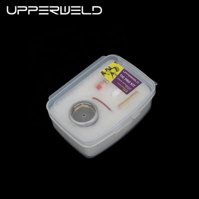 WP17 18 26 Tig Verbruiksartikelen Torch Gas Lens Wedge Collect Pyrex Glass Cup Kit 0.05kg 2.4mm