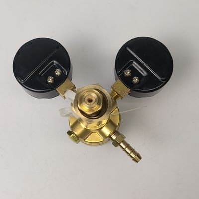 Op maat gemaakte ondersteuning OBM Argon/CO2-gasregulator voor het lassen en snijden van dubbele gauges