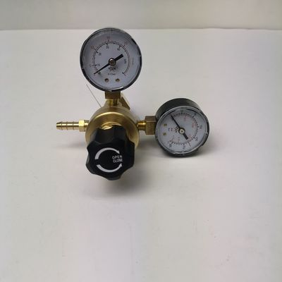Op maat gemaakte ondersteuning OBM Argon/CO2-gasregulator voor het lassen en snijden van dubbele gauges