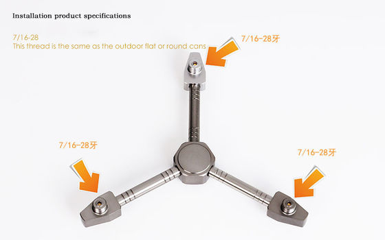 1 kg Outdoor Camping Stove Head Converter Zelfvergrendelend Aluminium Adapter Cylinder